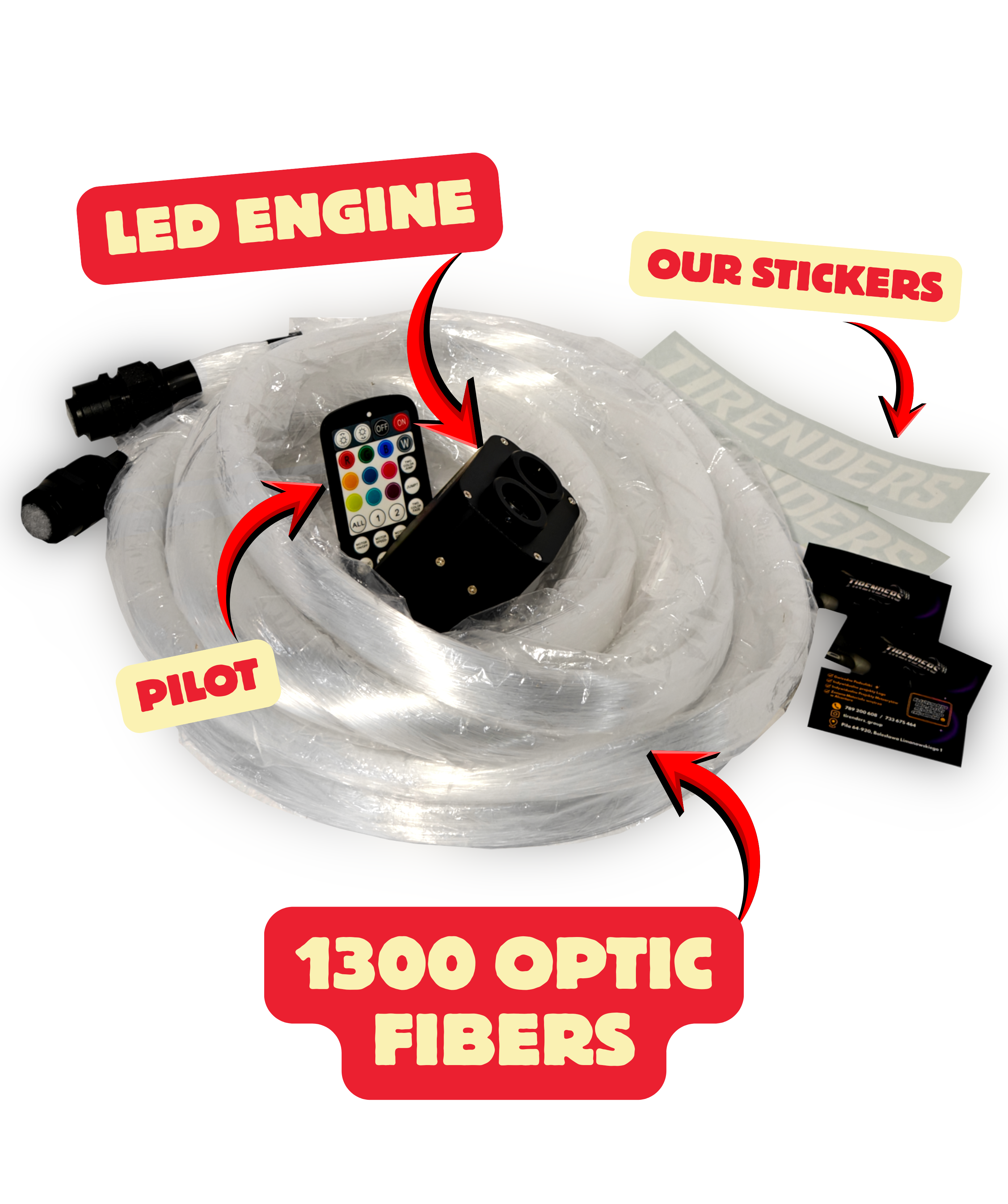 Tirenders Star Roof Kit (1300 Led)