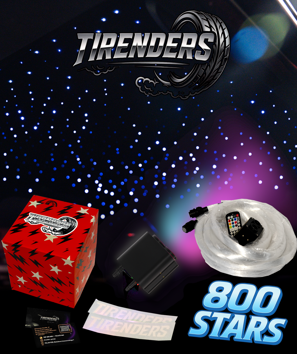 Tirenders Star Roof Kit (800 Led)