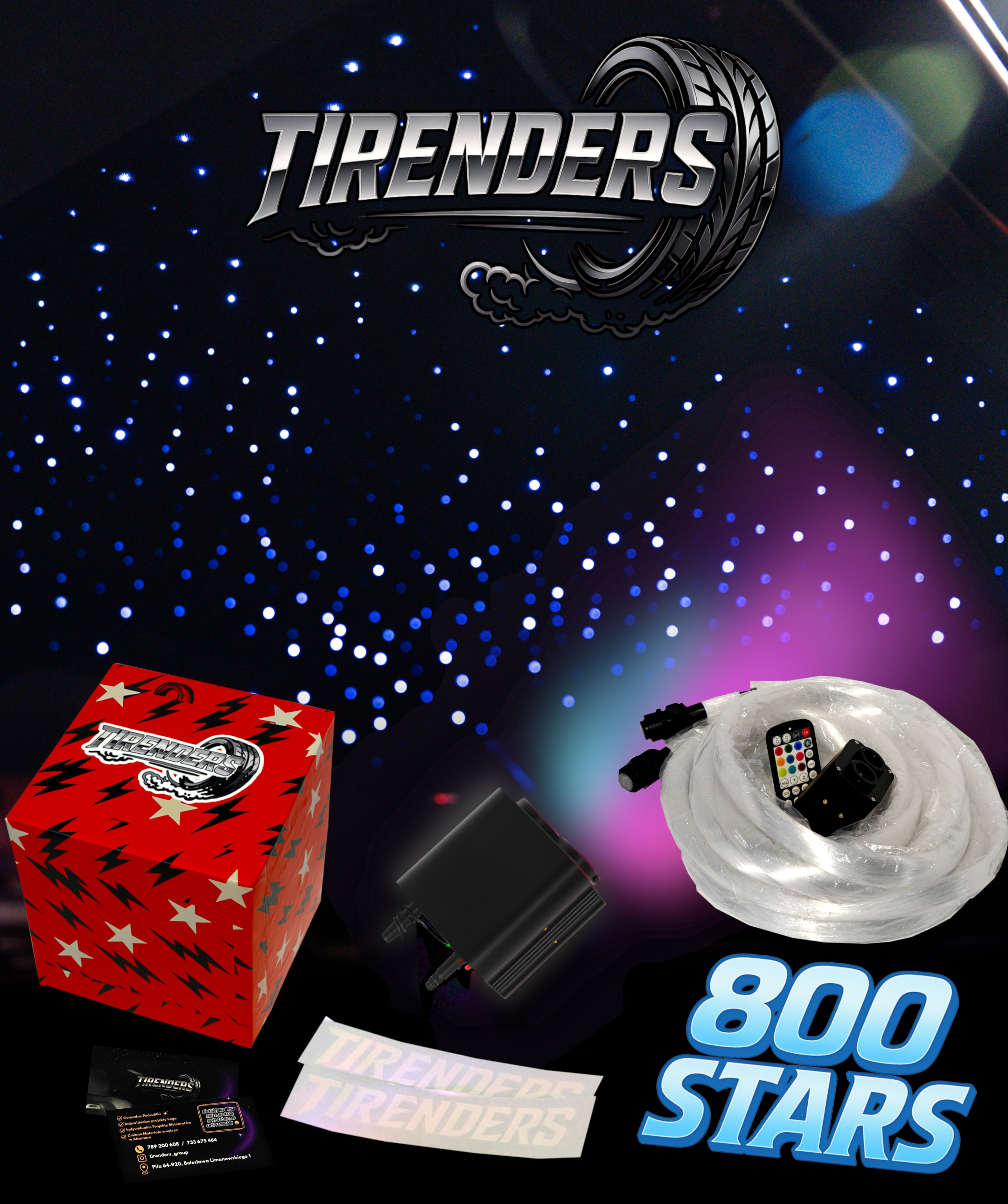 Tirenders Star Roof Kit (800 Led)