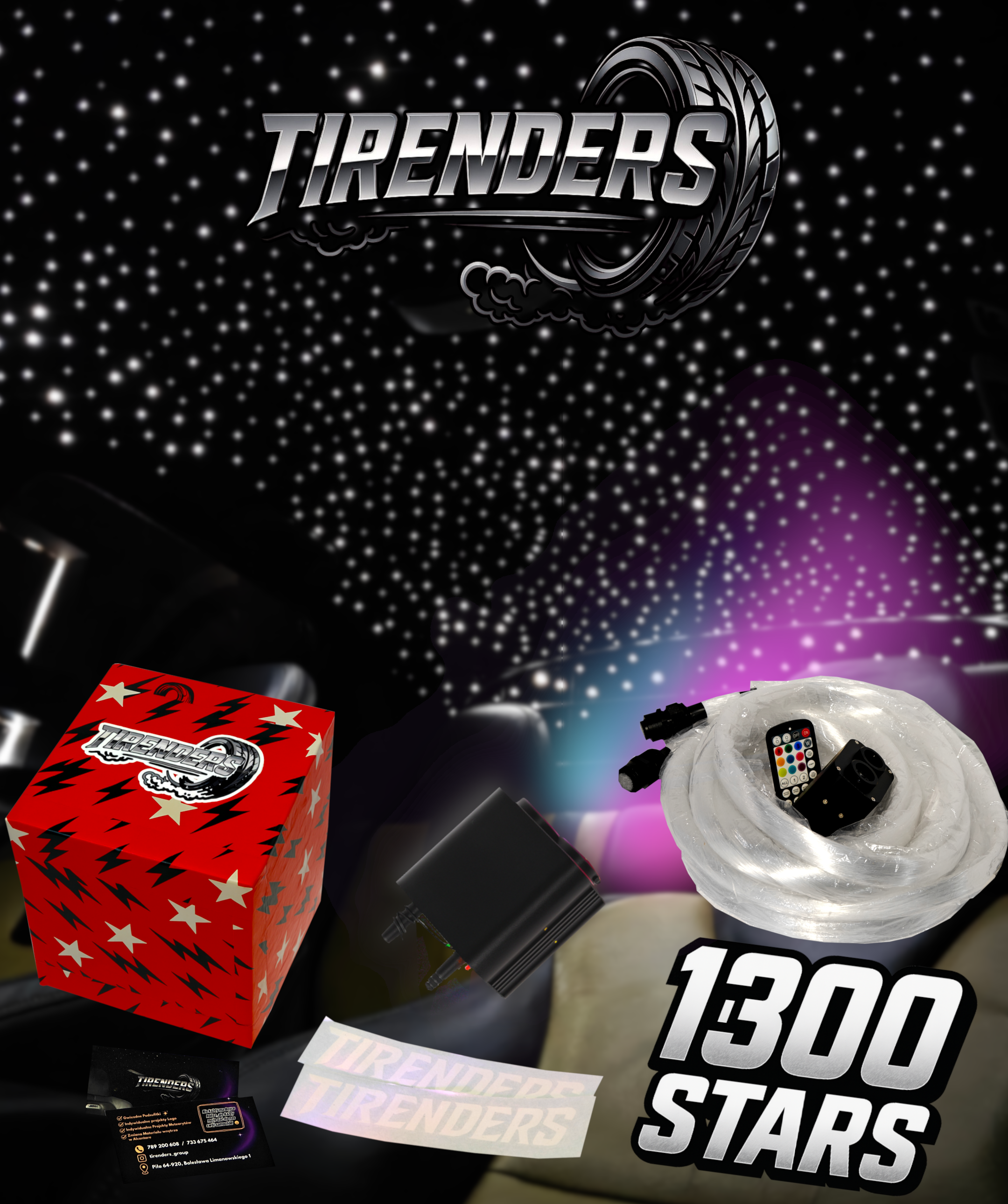 Tirenders Star Roof Kit (1300 Led)